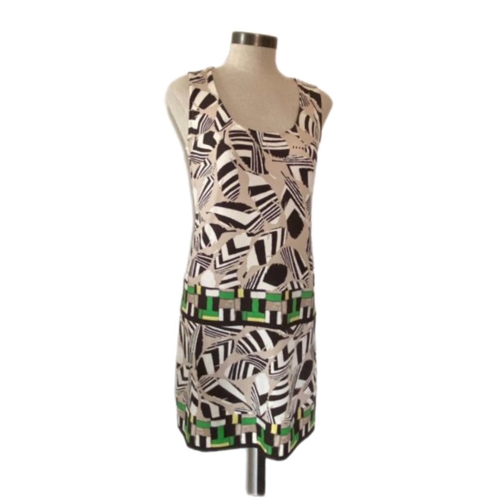 Ali Ro Sleveless Tan and Black Dress